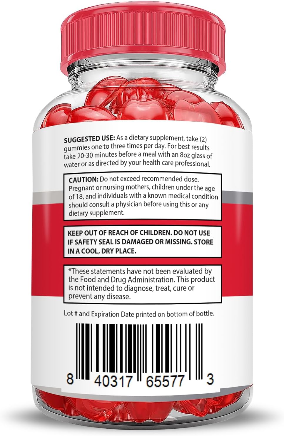 Keto Rush Keto ACV Gummies Extreme with Pomegranate Beet Juice Powder - 2000MG, B12, Vegan, Non GMO - 60 Gummies