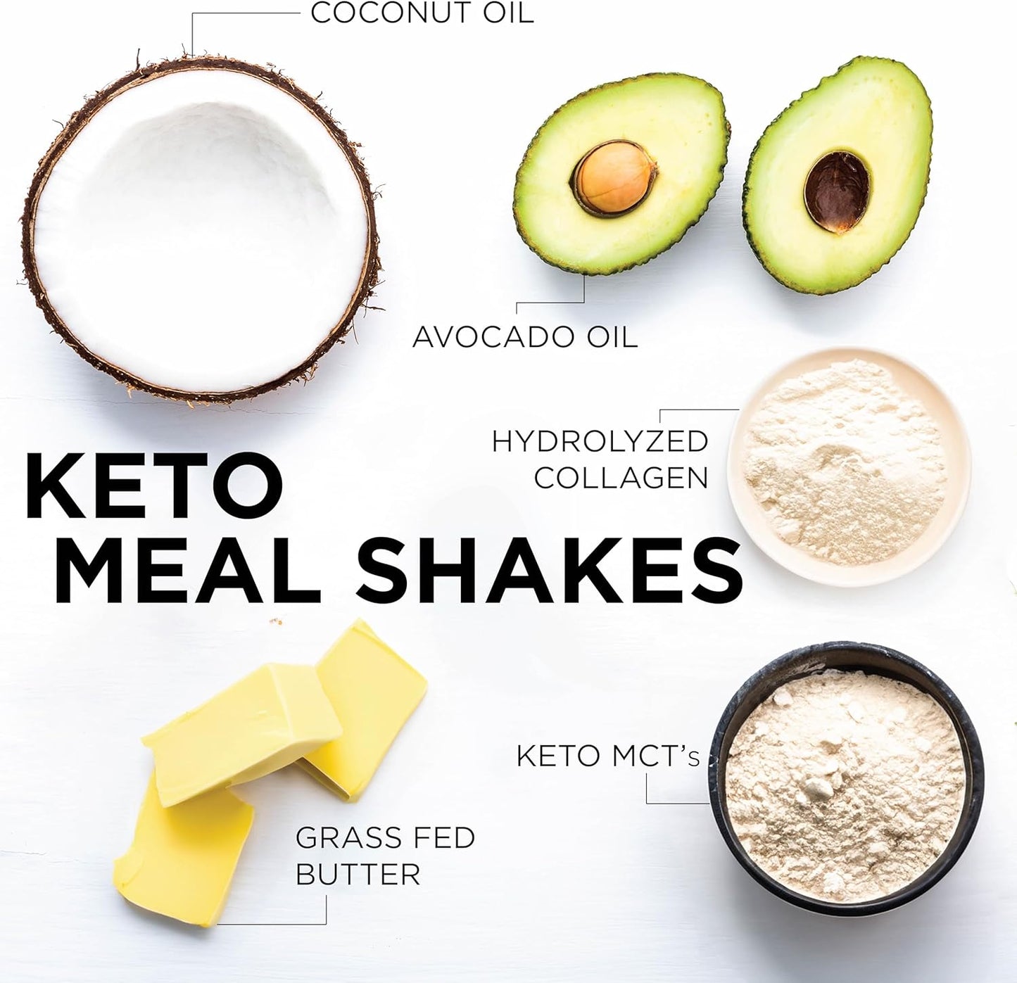 Keto Science Chocolate Ketogenic Meal Shake: High in MCTs, Protein, Collagen, Vitamins, and Minerals - Keto & Paleo Friendly for Slimming Formula (14 Servings, 20.49 Oz)