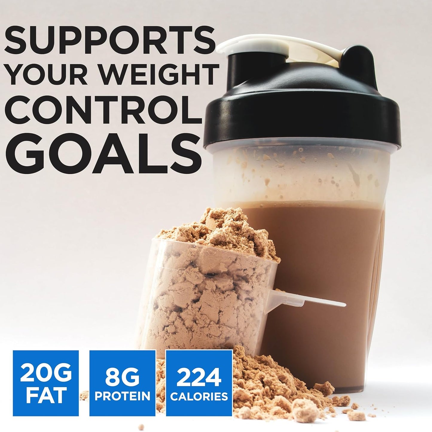 Keto Science Chocolate Ketogenic Meal Shake: High in MCTs, Protein, Collagen, Vitamins, and Minerals - Keto & Paleo Friendly for Slimming Formula (14 Servings, 20.49 Oz)