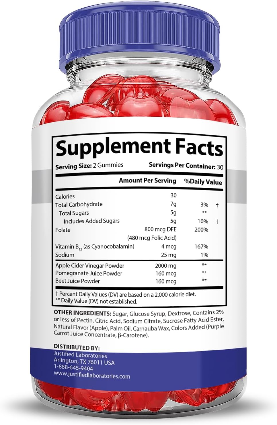 Keto Thrive Keto ACV Gummies (2 Pack) 2000MG Apple Cider Vinegar with Pomegranate Beet Juice - Vegan Non GMO 120 Gummys