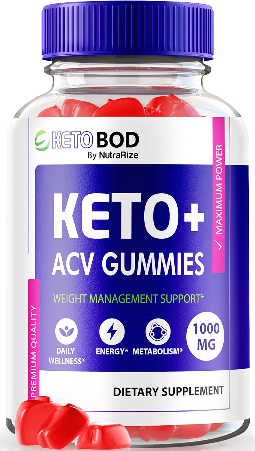 Ketobod Keto ACV Gummies - 1000MG Apple Cider Vinegar - Official Reviews - 60 Gummies