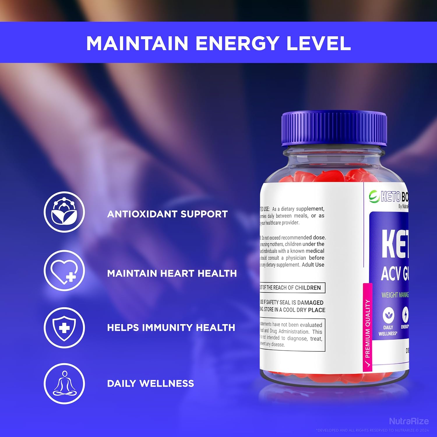 Ketobod Keto ACV Gummies - 1000MG Apple Cider Vinegar - Official Reviews - 60 Gummies