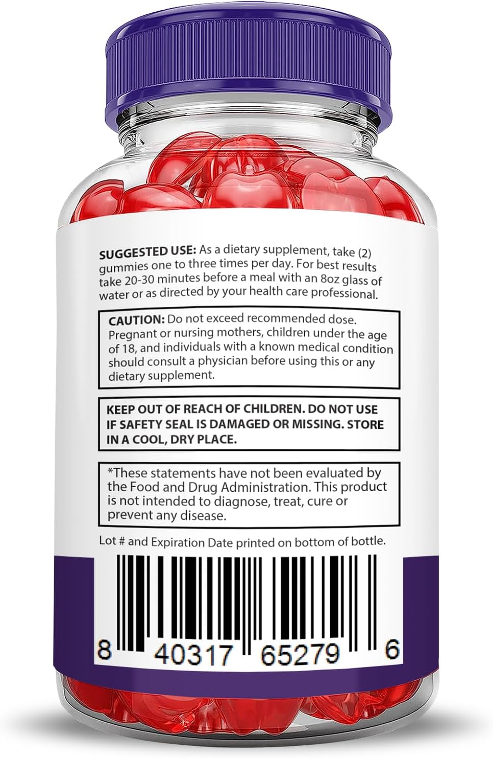 Ketocalm Nutrition Keto Gummies with Apple Cider Vinegar - 2000MG Extreme Formula with Pomegranate Beet Juice Powder - 60 Vegan Gummies