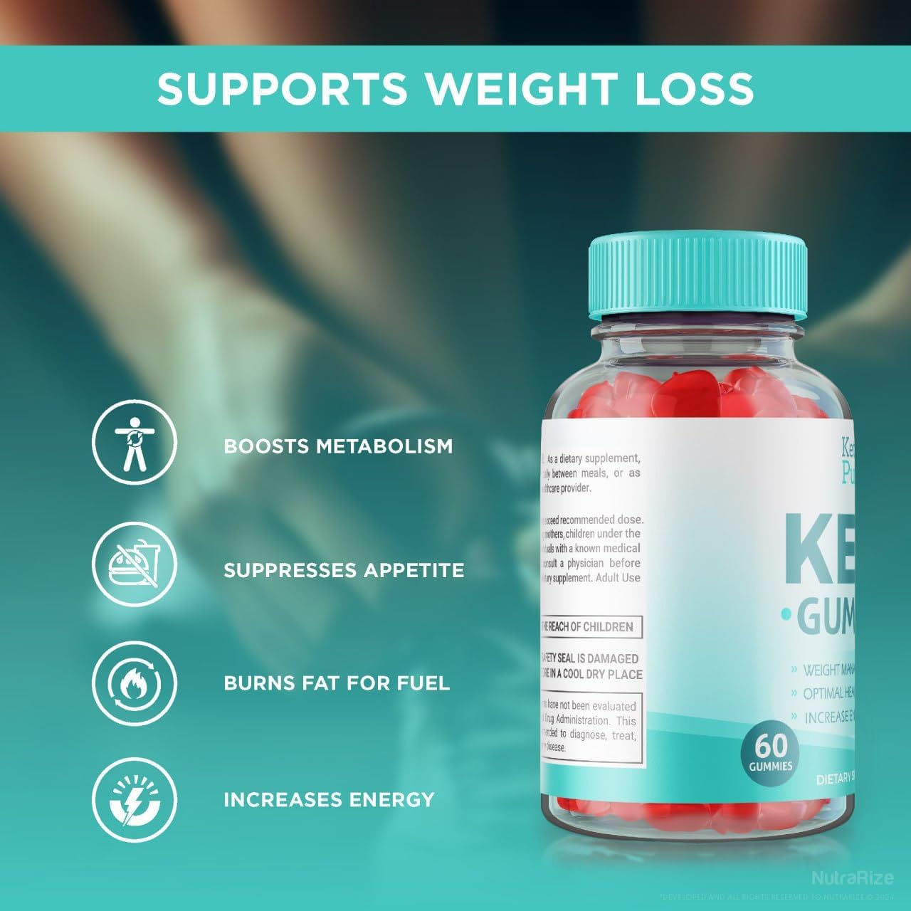 KetoPurity Gomitas - Advanced Weight Loss Gummies for Maximum Strength (60 Count)