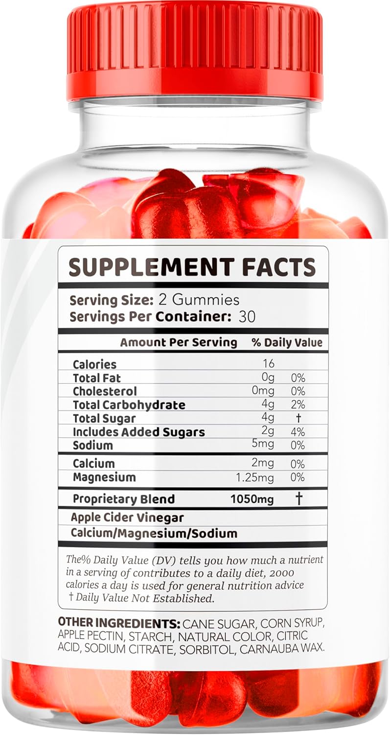 Ketosyn Keto ACV Gummies (2 Pack) - 1050 MG, 120 Gummies for 2 Months