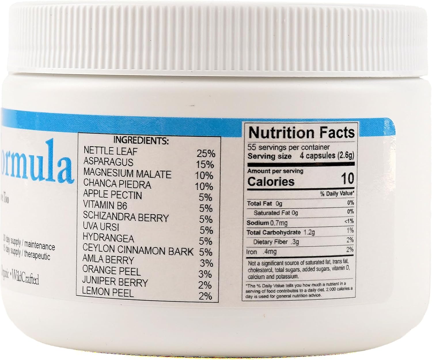 Kidney Health Capsules with Nettle Leaf, Asparagus & Chanca Piedra - Boost Energy, Improve Hair & Nails, Support Urinary Health