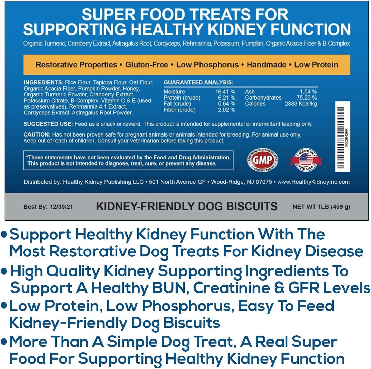 Kidney Restore Supplement for Cats and Dogs - Supports Canine Renal Health with Dog Treats