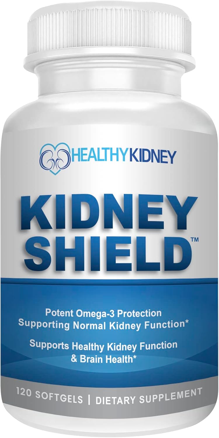 Kidney Stone Solution Capsules - Natural Dissolver & Cleanser, 60 Servings + Kidney Shield 120 Caps - Support Healthy Kidney Function & Health