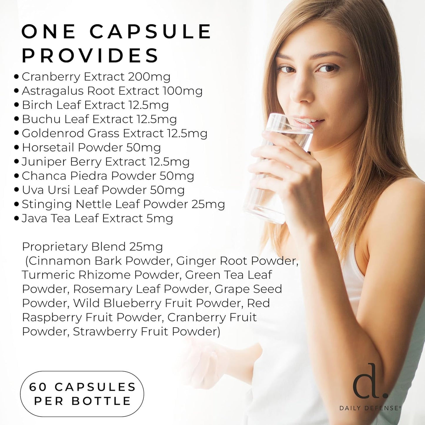 Kidney Support Supplement with Chanca Piedra, Cranberry Extract, and More - 60 Capsules