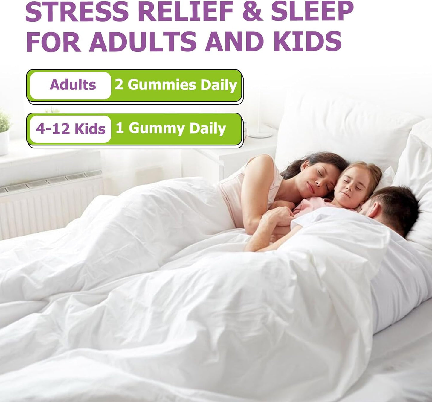 Kids & Adults Magnesium Gummies with Prebiotic & Zinc - Vegan Grape Flavor - 60 Count - Nerve, Bone, & Muscle Health Support