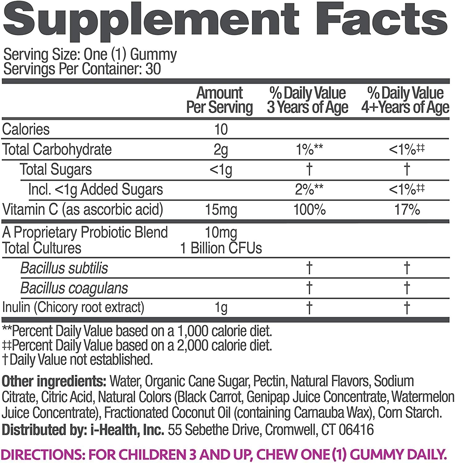 Kids and Adult Probiotic Gummies Bundle: Digestive and Immune Support with Prebiotics, Vitamin C, Men, Women (90 Count)