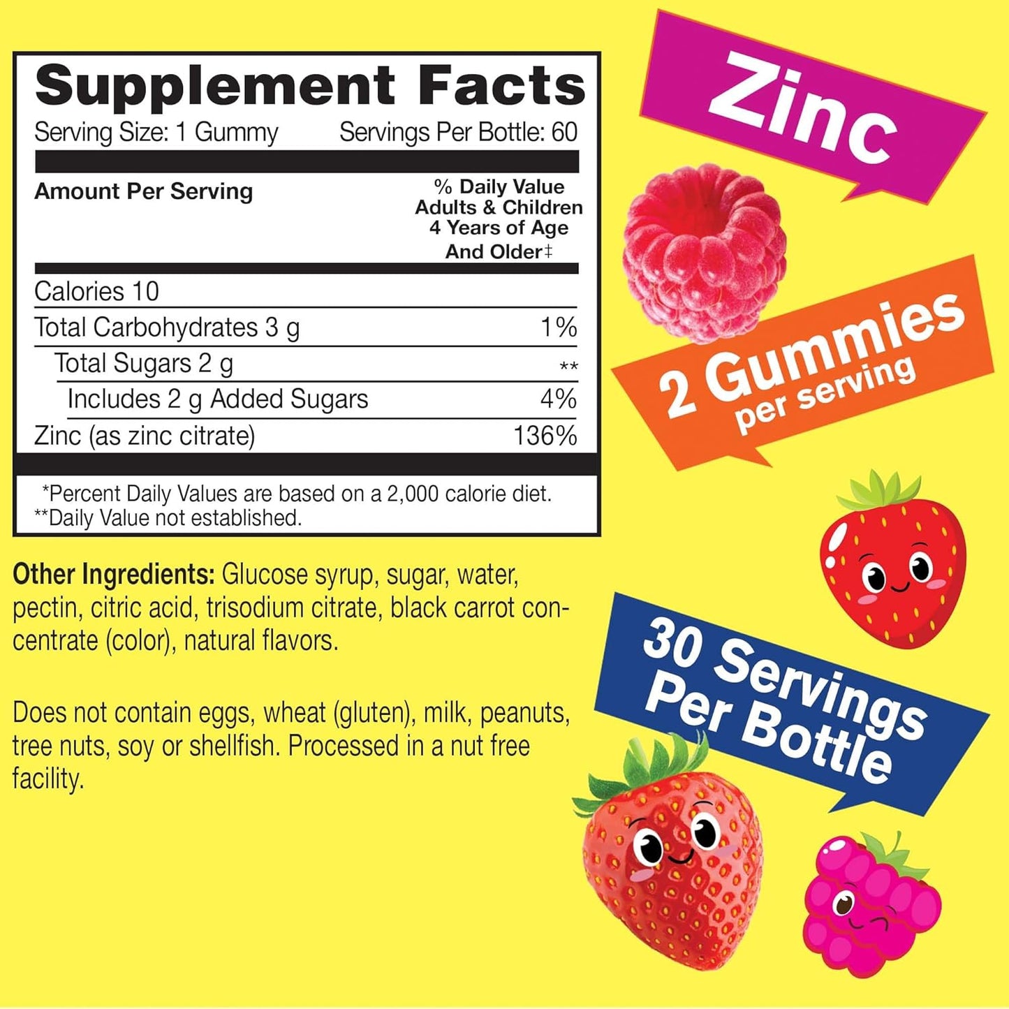 Kids Bundle: Vitamin D3+K2 + Zinc Gummies, 15mg - Gluten & GMO Free Chewable Supplements