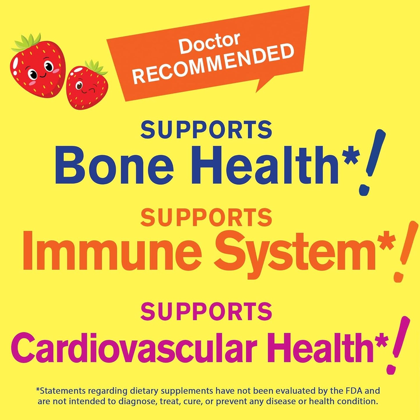 Kids Bundle: Vitamin D3+K2 + Zinc Gummies, 15mg - Gluten & GMO Free Chewable Supplements