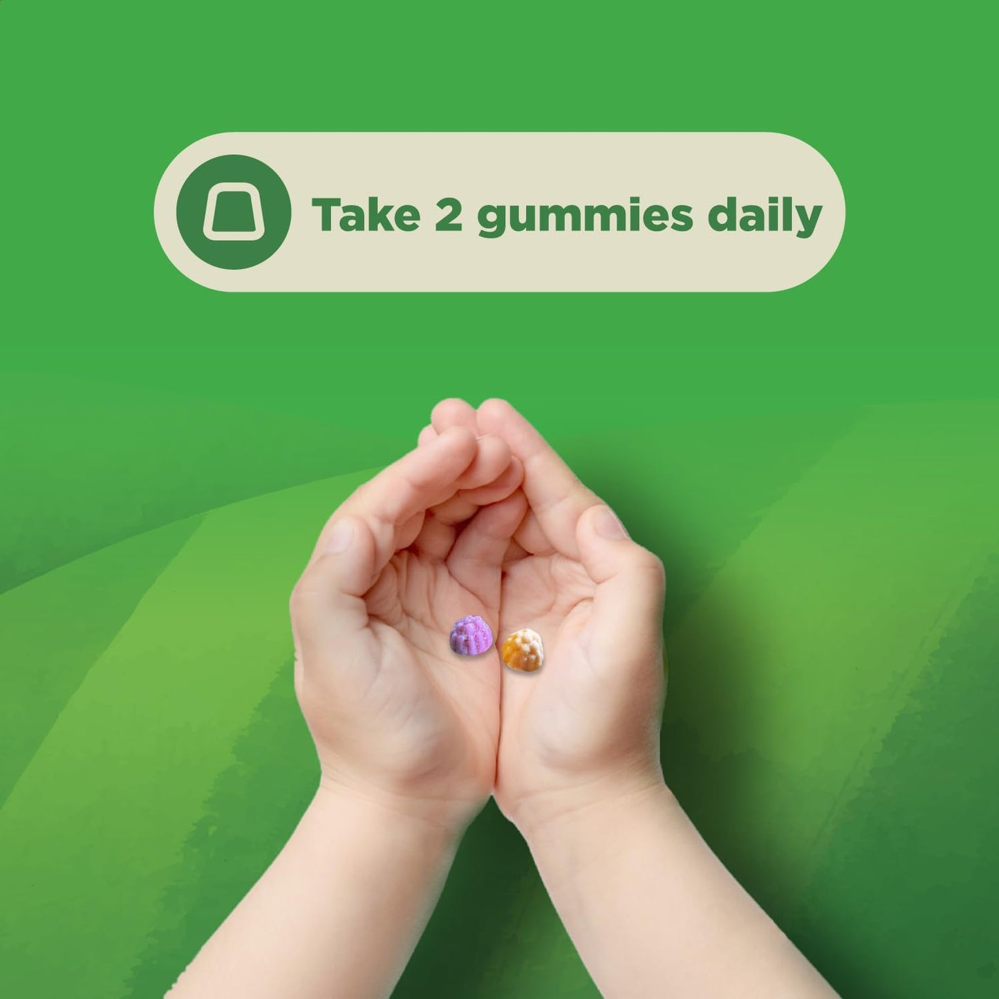 Kids Calcium & Vitamin D Gummies - Gelatin-Free, Kosher Children's Supplement for Muscle & Bone Development - 60ct (2 Pack)
