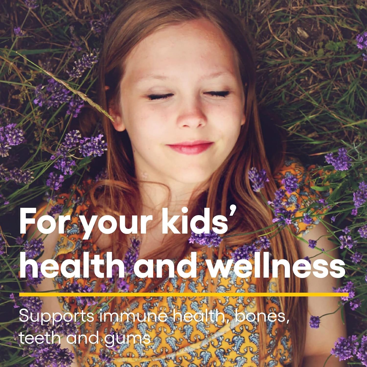 Kids Chewable Vitamin C 500 mg with Natural Flavors - Peach, Passionfruit, Mango - 180 Wafers for Immune Health & Bone Support