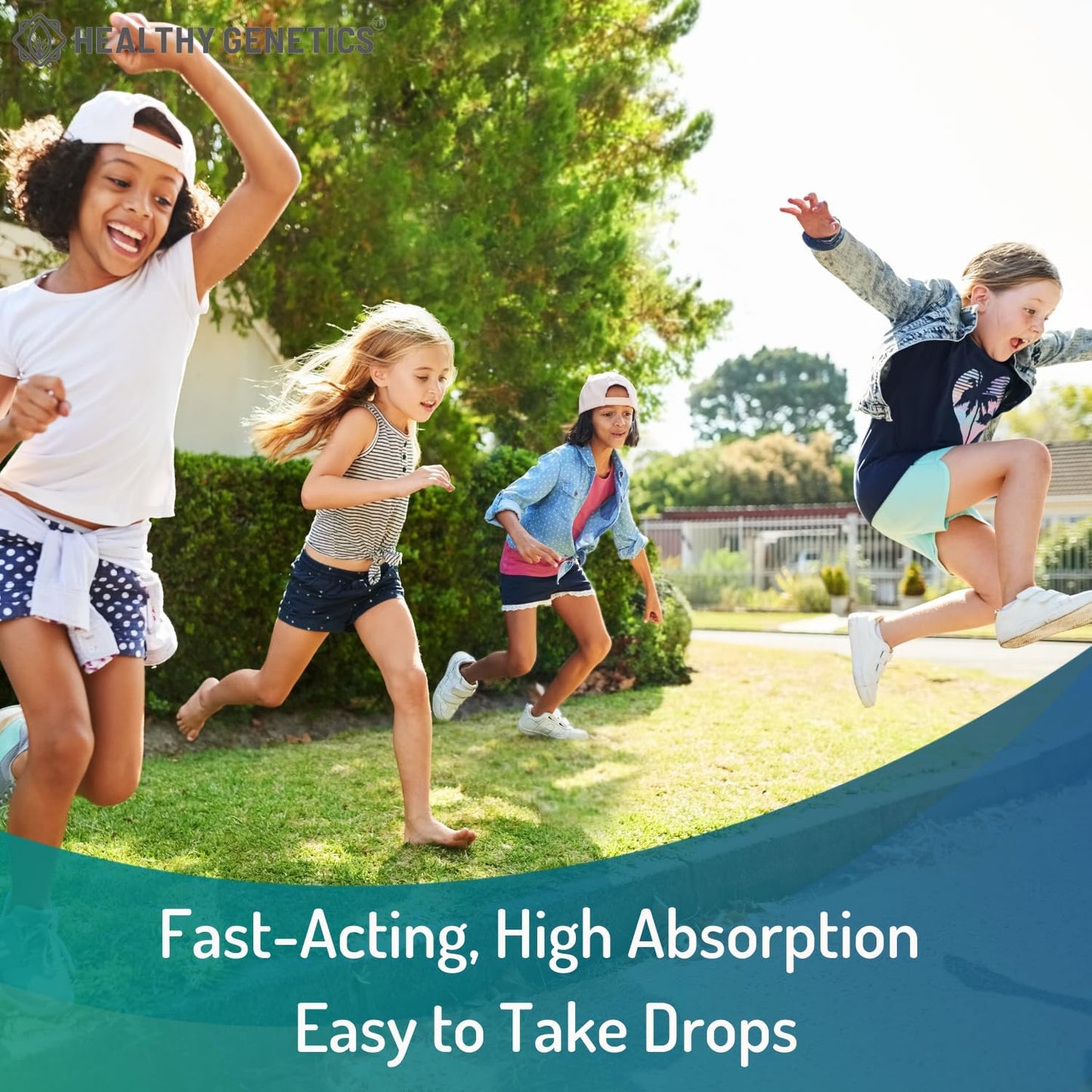 Kids Ionic Liquid Zinc Drops - 30 Day Supply for Immunity, Mood, Brain, Thyroid - 2 Oz Zinc Sulfate Formula