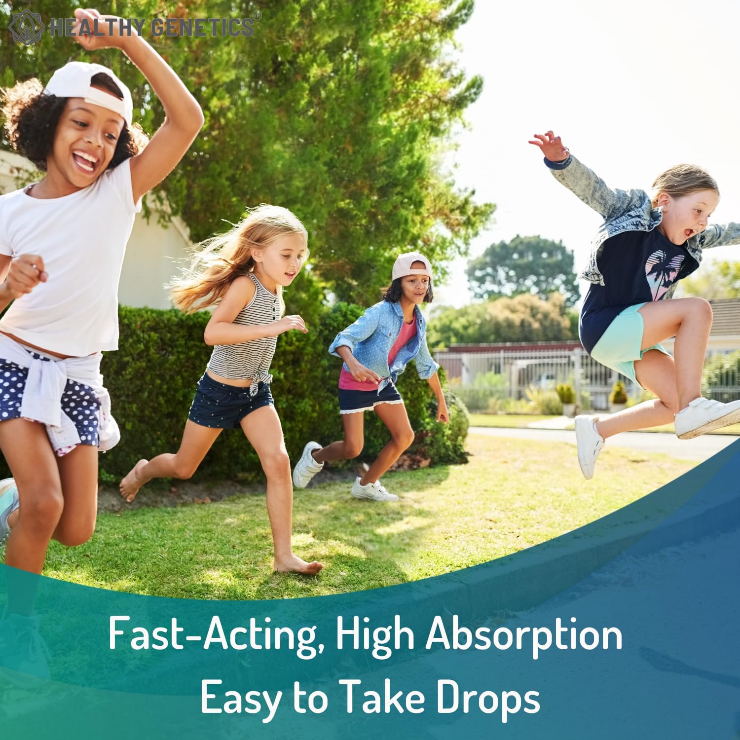 Kids Ionic Liquid Zinc Drops - 30 Day Supply for Immunity, Mood, Brain, Thyroid - 2 Oz Zinc Sulfate Formula