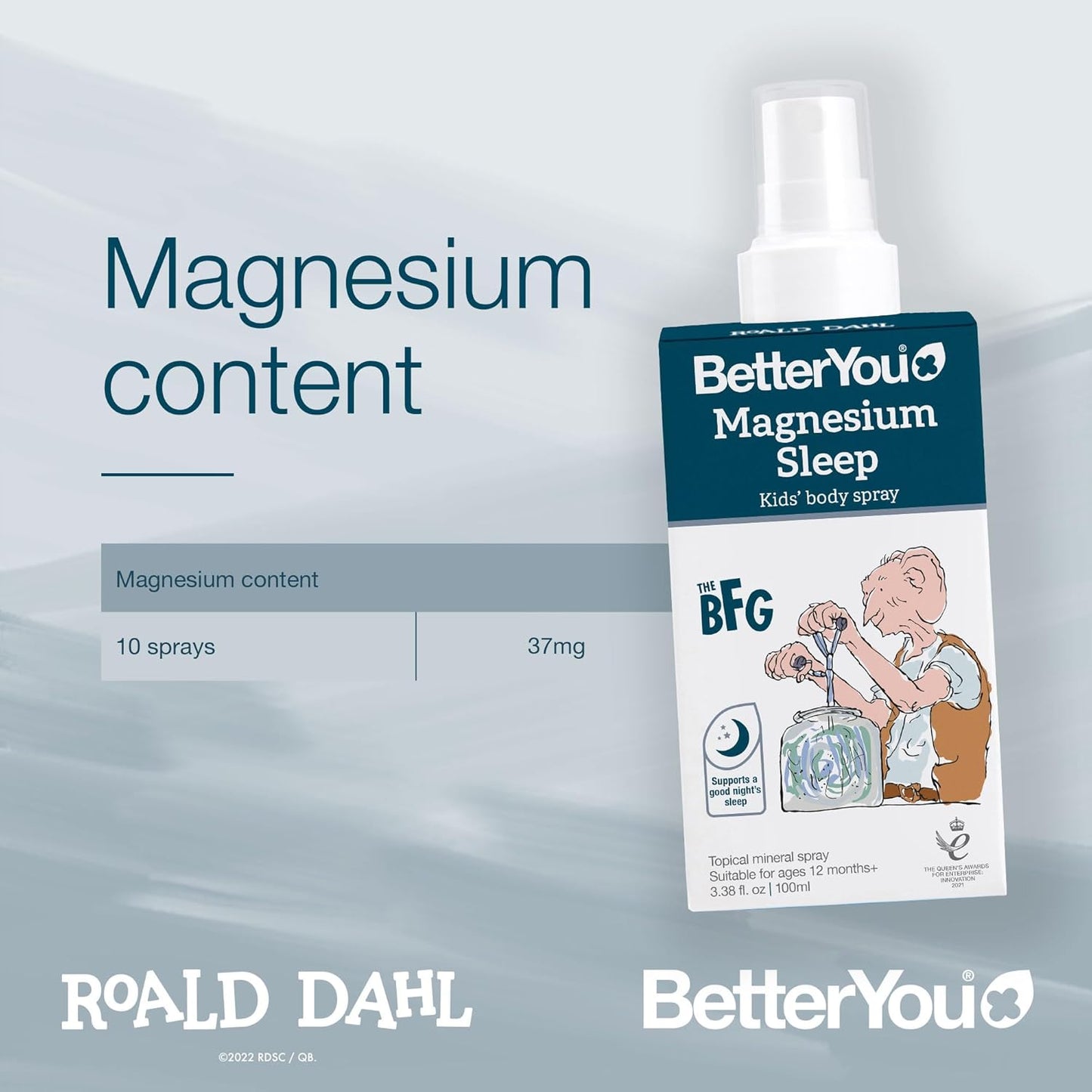Kids Magnesium Sleep Spray with Lavender Essential Oil - Promotes Restful Sleep - 3.38 oz