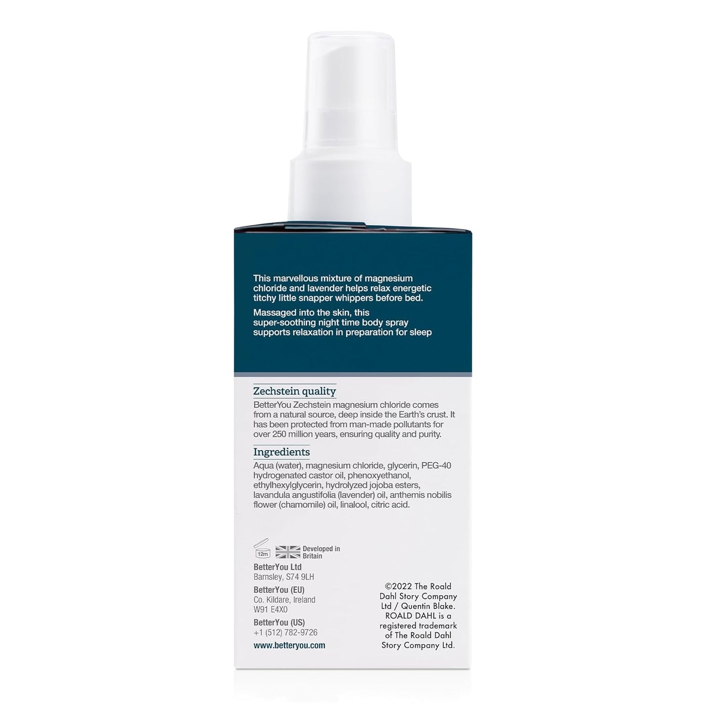 Kids Magnesium Sleep Spray with Lavender Essential Oil - Promotes Restful Sleep - 3.38 oz