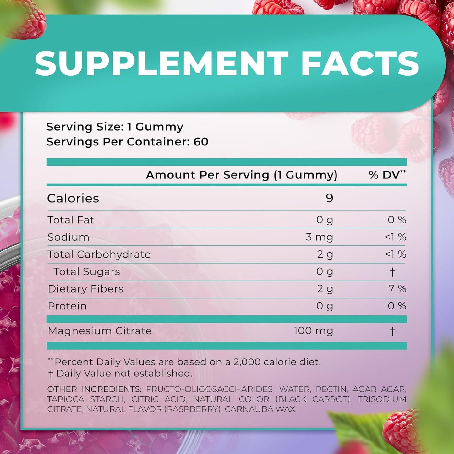 Kids Natural BioScience 100mg Magnesium Gummies - Calm & Sleep Support, Chewable Supplement for Sleep, Stress Relief, Bone Health, Muscle Relaxation - 30 Vegan Gluten-Free Gummies