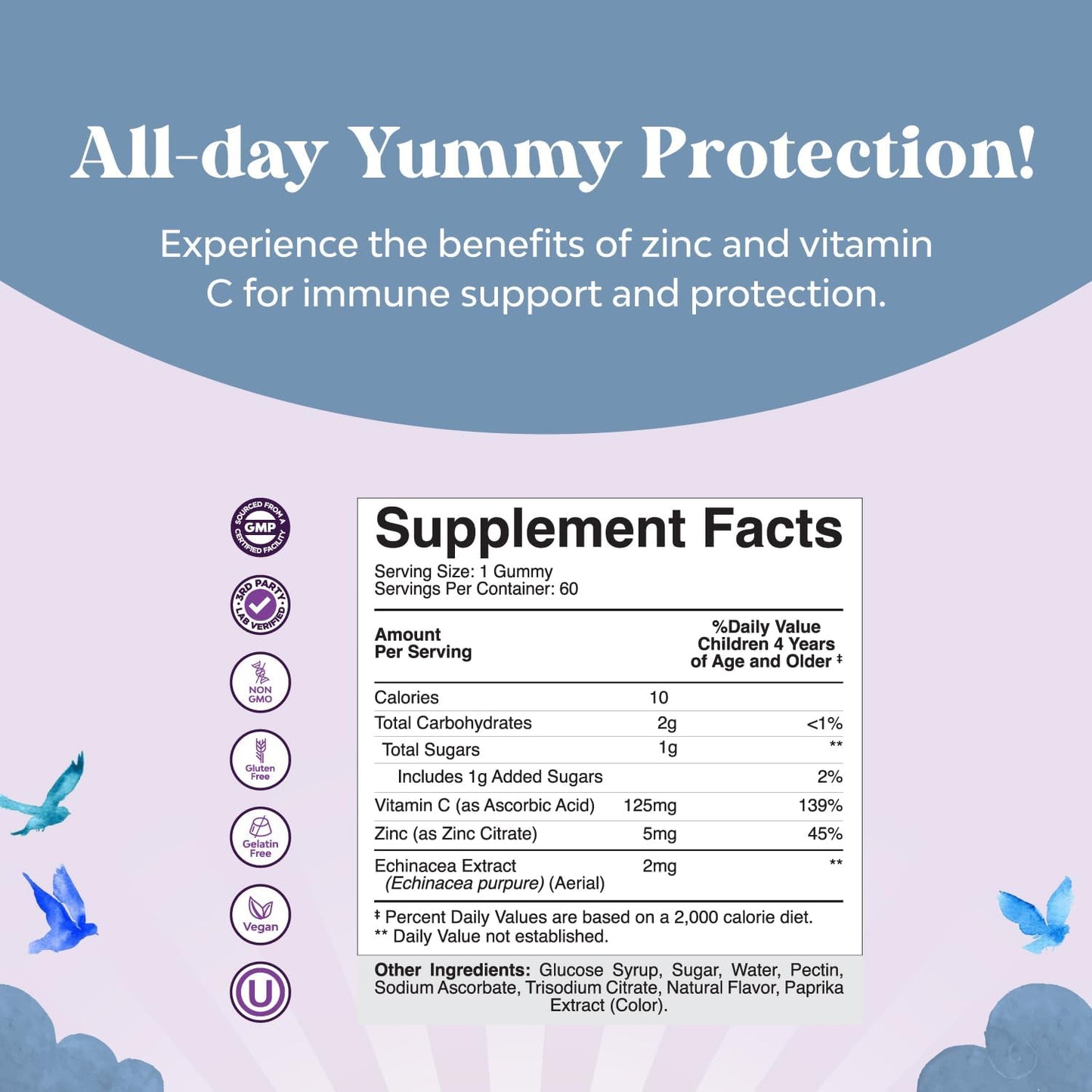 Kids Plant-Based Omega 3 Gummies Bundle for Vision, Immunity, and Focus - Immune Booster Support for Kids - BoostGo Australia