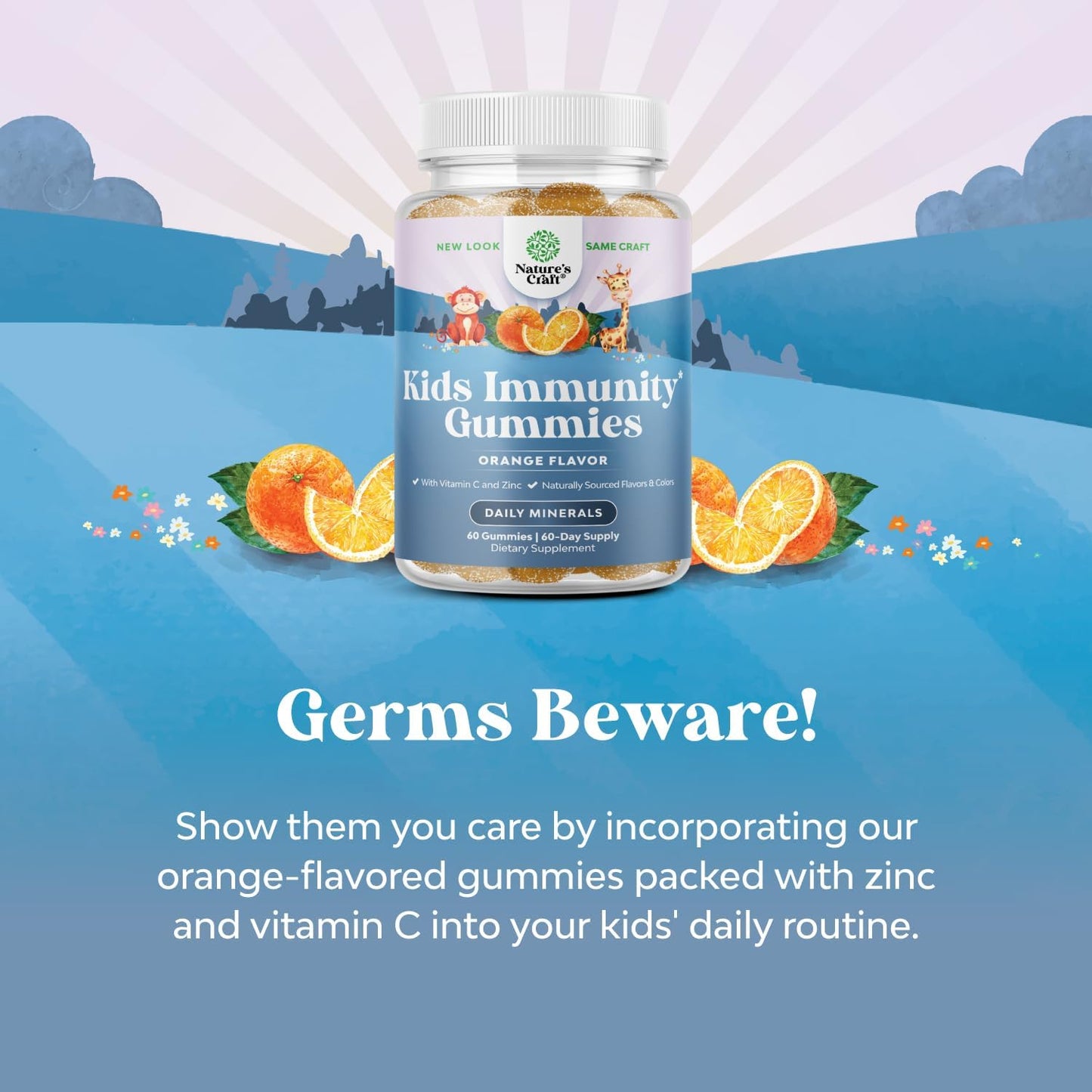 Kids Plant-Based Omega 3 Gummies Bundle for Vision, Immunity, and Focus - Immune Booster Support for Kids - BoostGo Australia
