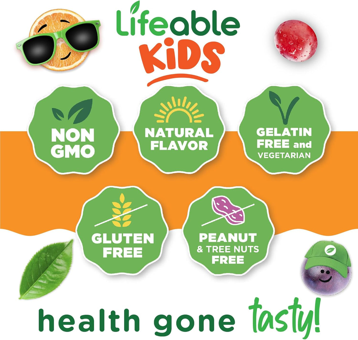 Kids Probiotic Gummies | 5 Billion CFU | Delicious Probiotics for Children | Supports Gut Health and Immunity | 90 Gummies