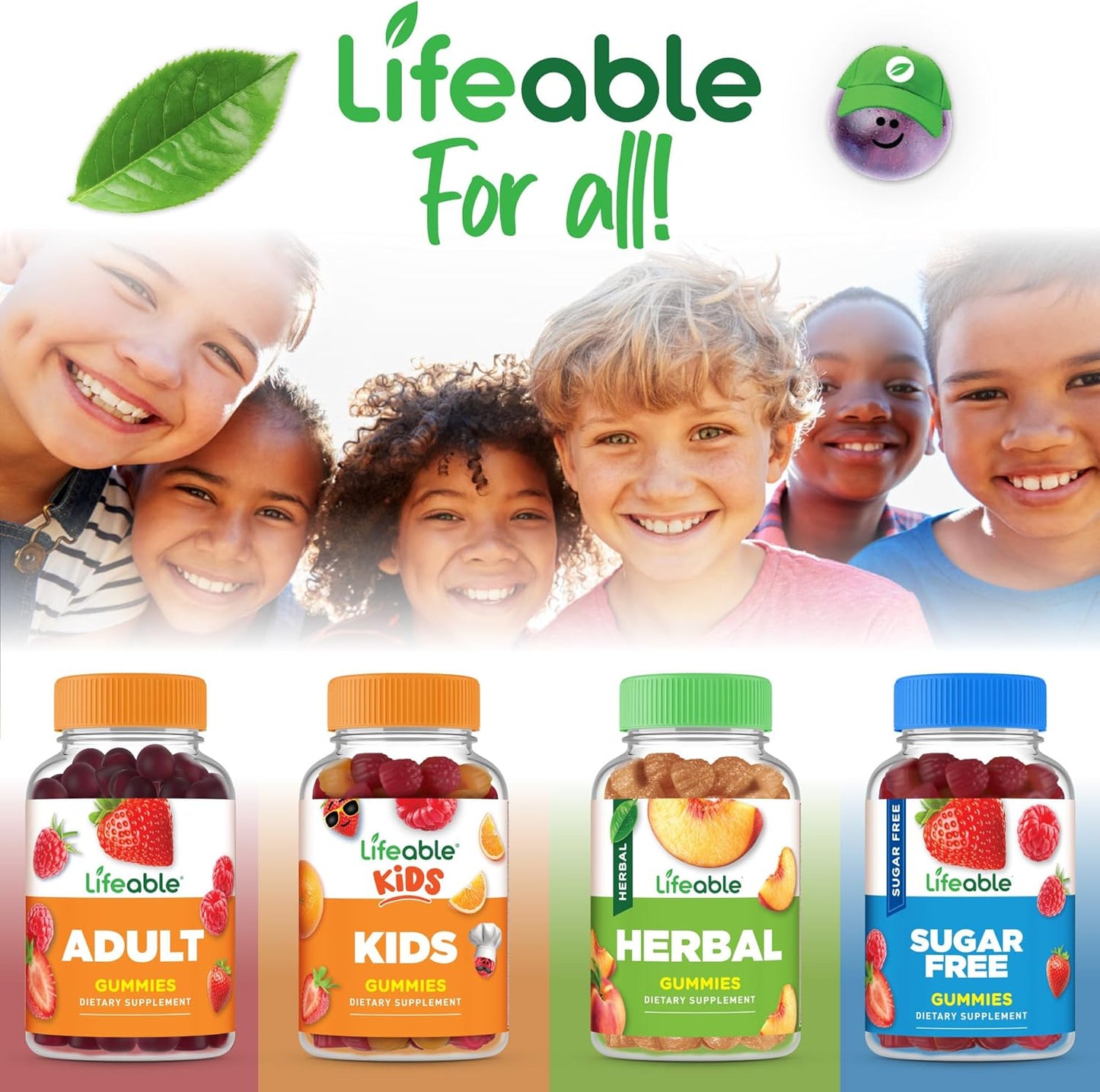 Kids Probiotic Gummies | 5 Billion CFU | Delicious Probiotics for Children | Supports Gut Health and Immunity | 90 Gummies