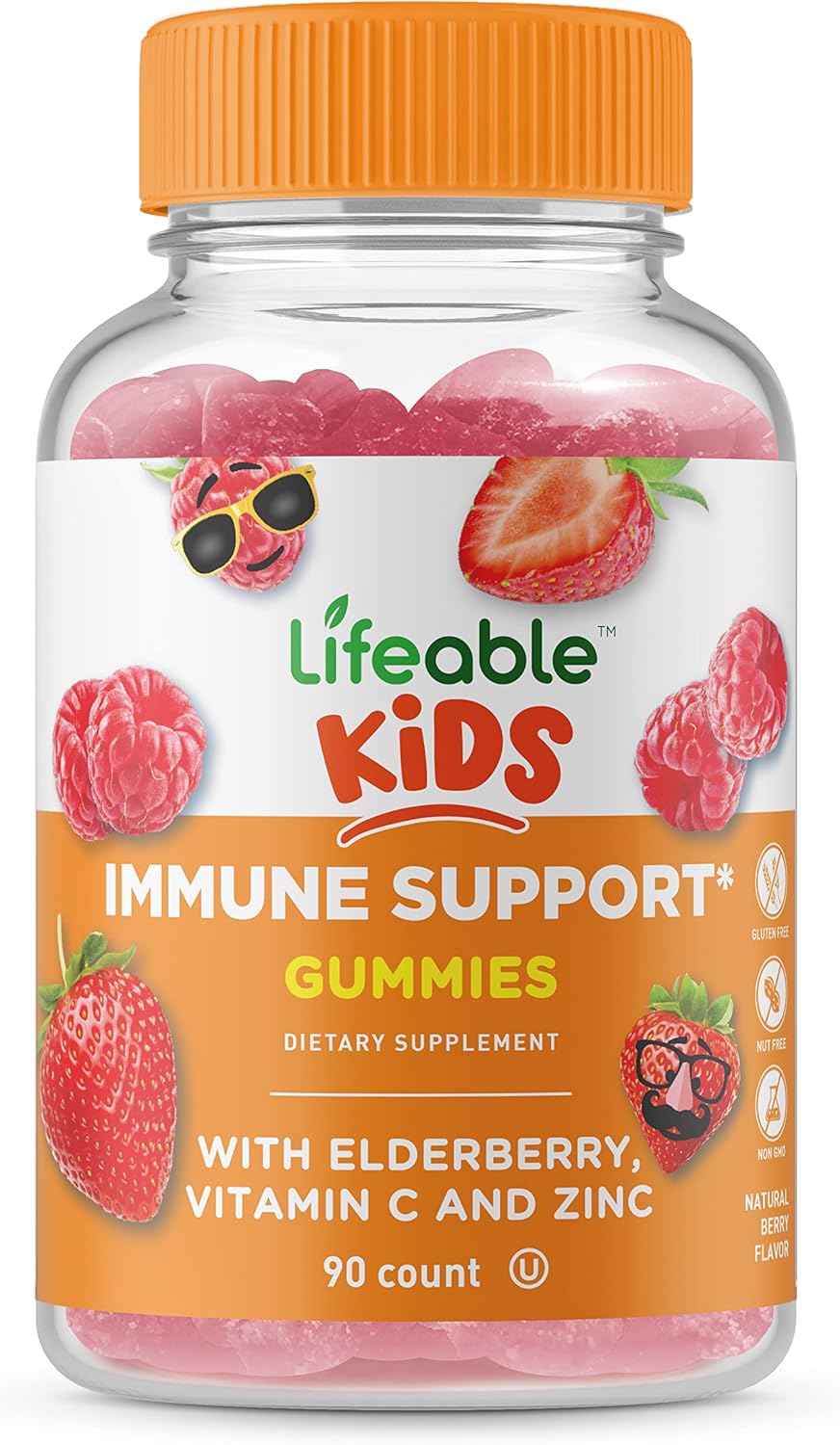 Kids Probiotic Gummies Bundle - 2 Billion CFU + Immune Support, Great Tasting, Vitamin Supplement, Gluten & GMO Free