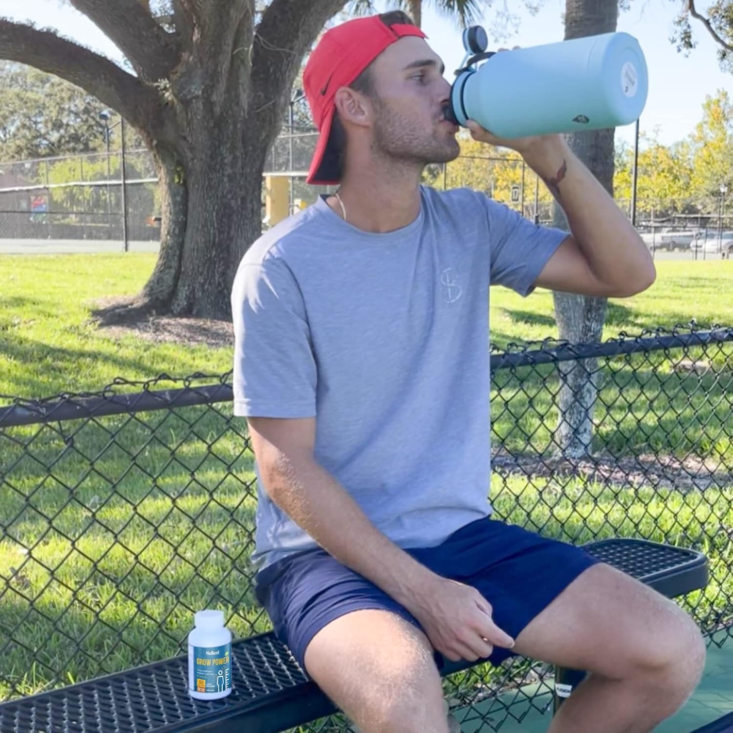 Kids & Teens Height Growth Bundle with Vanilla Vegan Protein Powder, Probiotics, Calcium, Omega 3-6-9 & Vitamins + Grow Power Bone Strength Formula