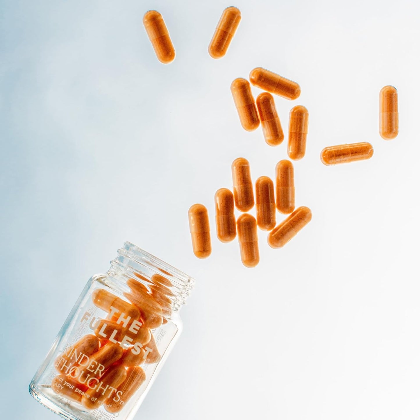 Kinder Thoughts Saffron Capsules - Mood, Energy, Focus Boost - Gluten-Free & Vegan - 30 Capsules