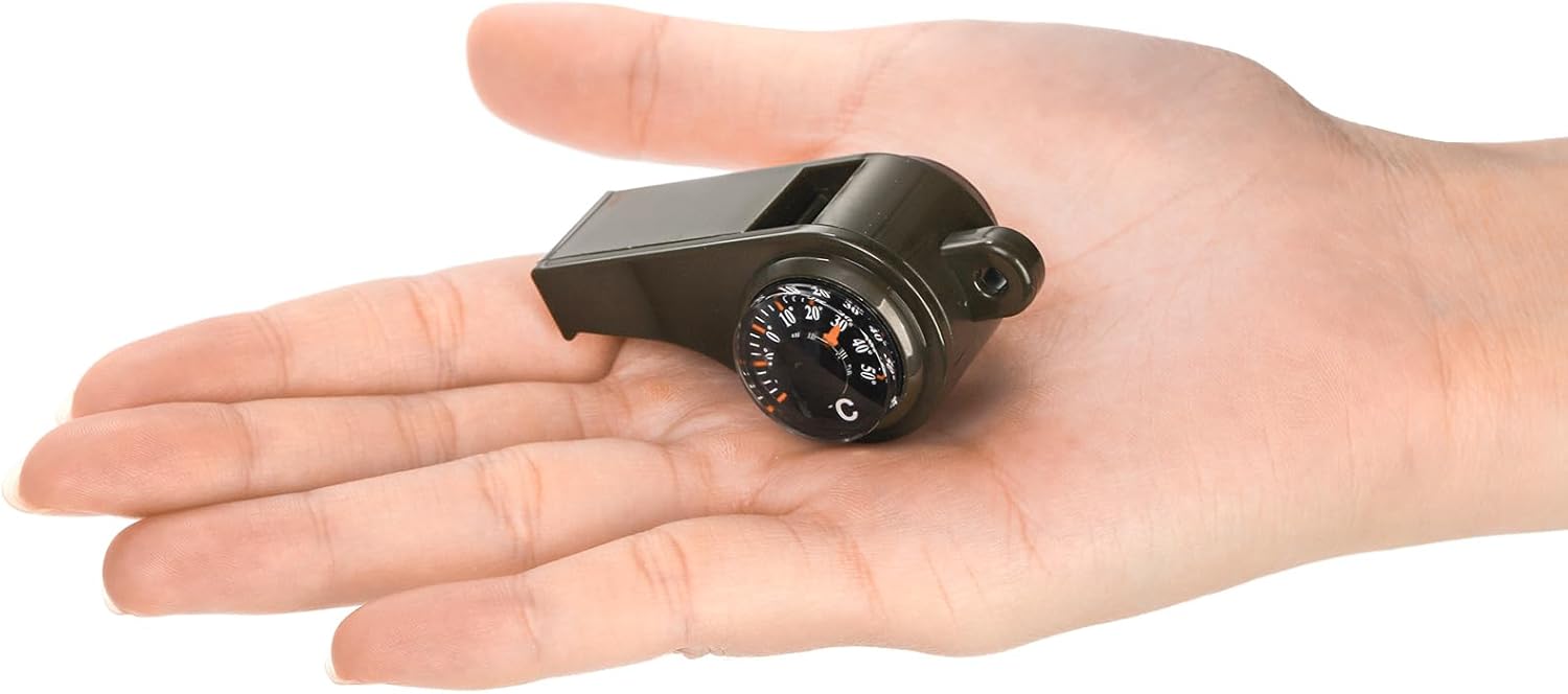 Kingrol 12 Pack Safety Whistles with Lanyard for Adults - Loud Emergency Whistles for Boating, Hiking, Camping, Climbing