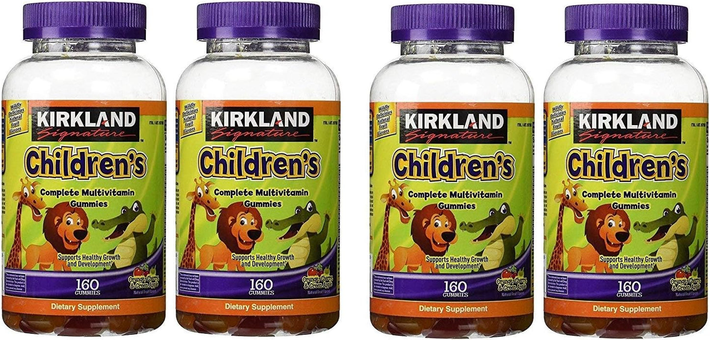 Kirkland Signature Kids Complete Multivitamin Gummies - 320 Count, Pack of 2
