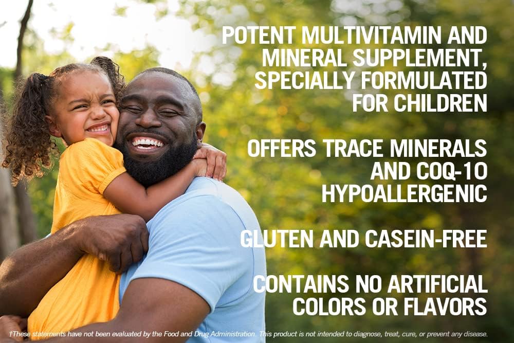 Kirkman Children’s Multivitamin & Mineral Capsules - 120 Capsules - Potent Broad Spectrum Supplement with Coenzyme Q-10 - No Artificial Colors/Flavors - BoostGo Australia