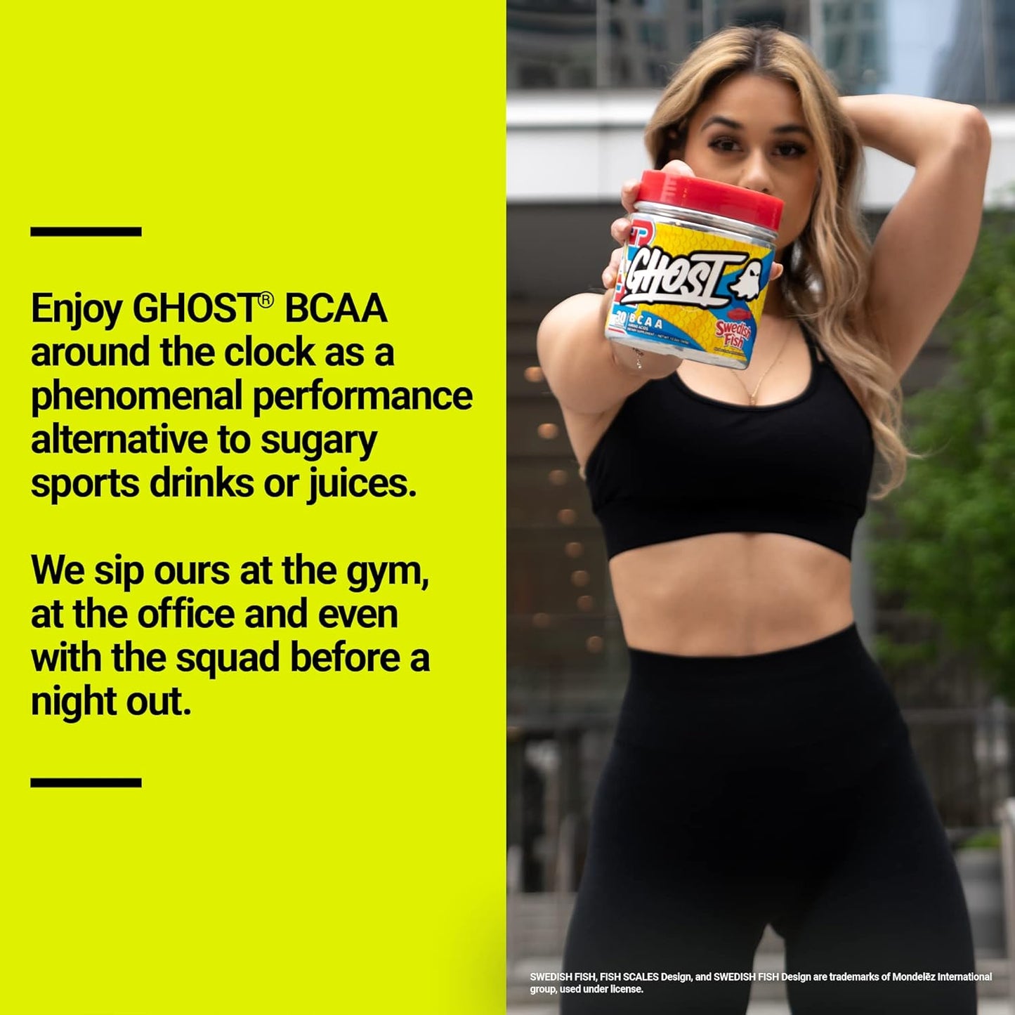 Kiwi Strawberry GHOST BCAA Powder: Sugar-Free Amino Acids Supplement - 30 Servings for Intra, Post & Pre Workout Recovery