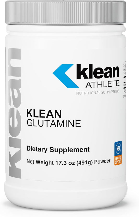 Klean Glutamine Supplement for Immunity & Gut Health - NSF Certified Vegan Amino Acids - 17.3 oz