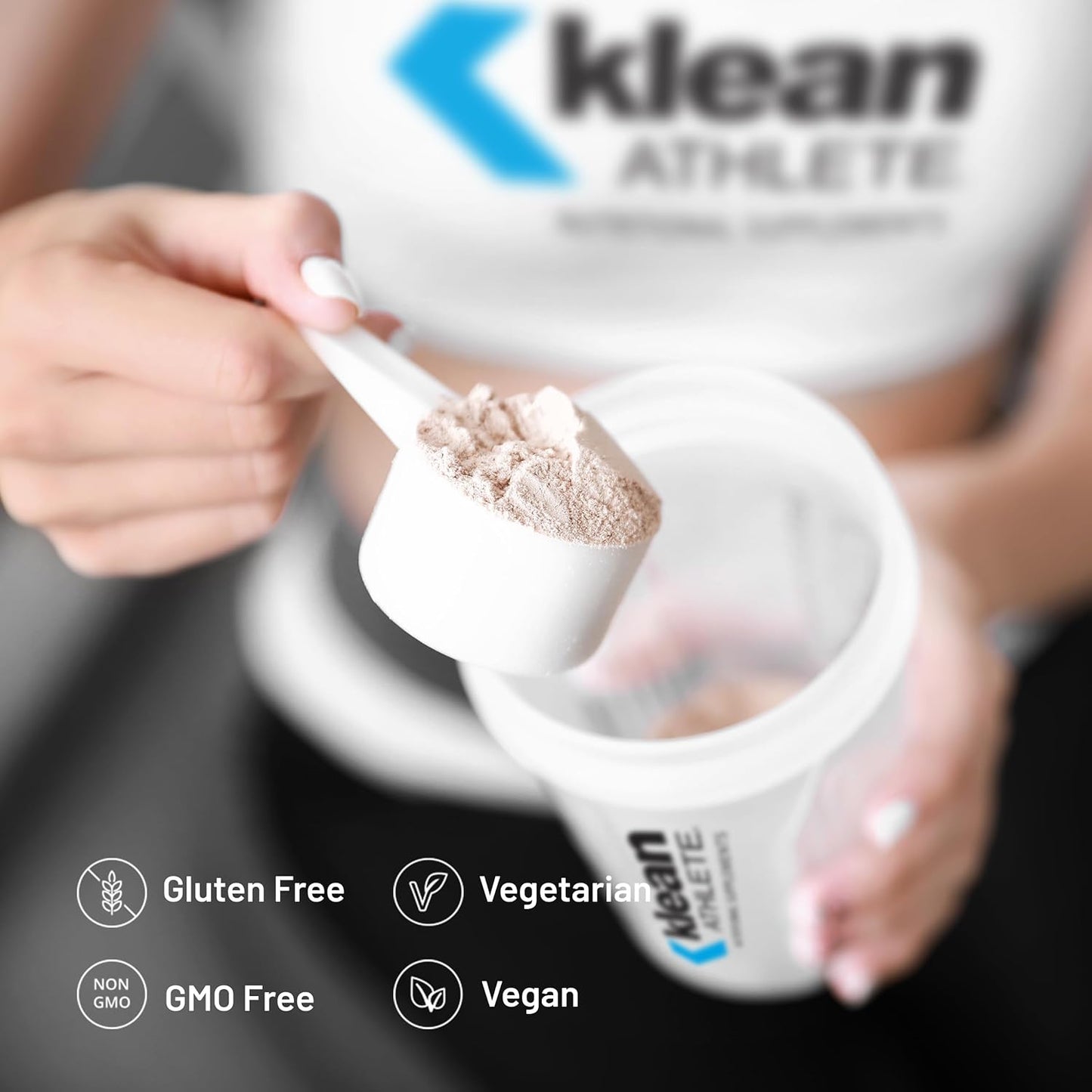 Klean Glutamine Supplement for Immunity & Gut Health - NSF Certified Vegan Amino Acids - 17.3 oz