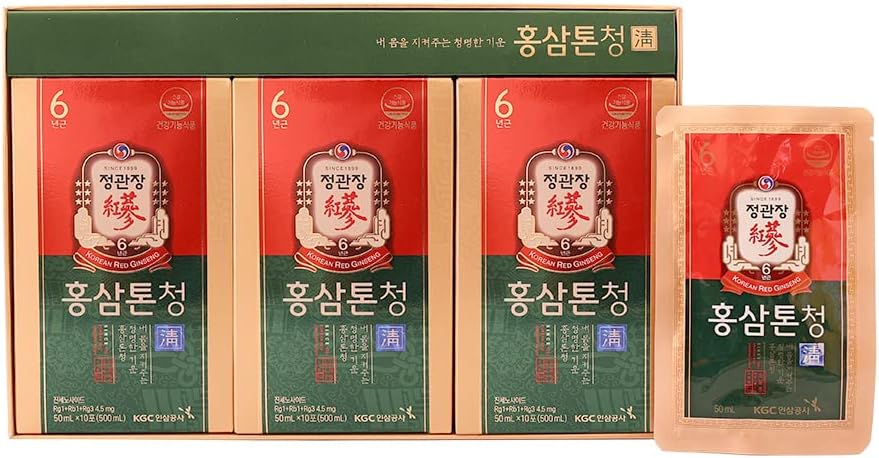 Korean Red Ginseng Bellflower Root Tonic for Throat Support by CheongKwanJang HongSam