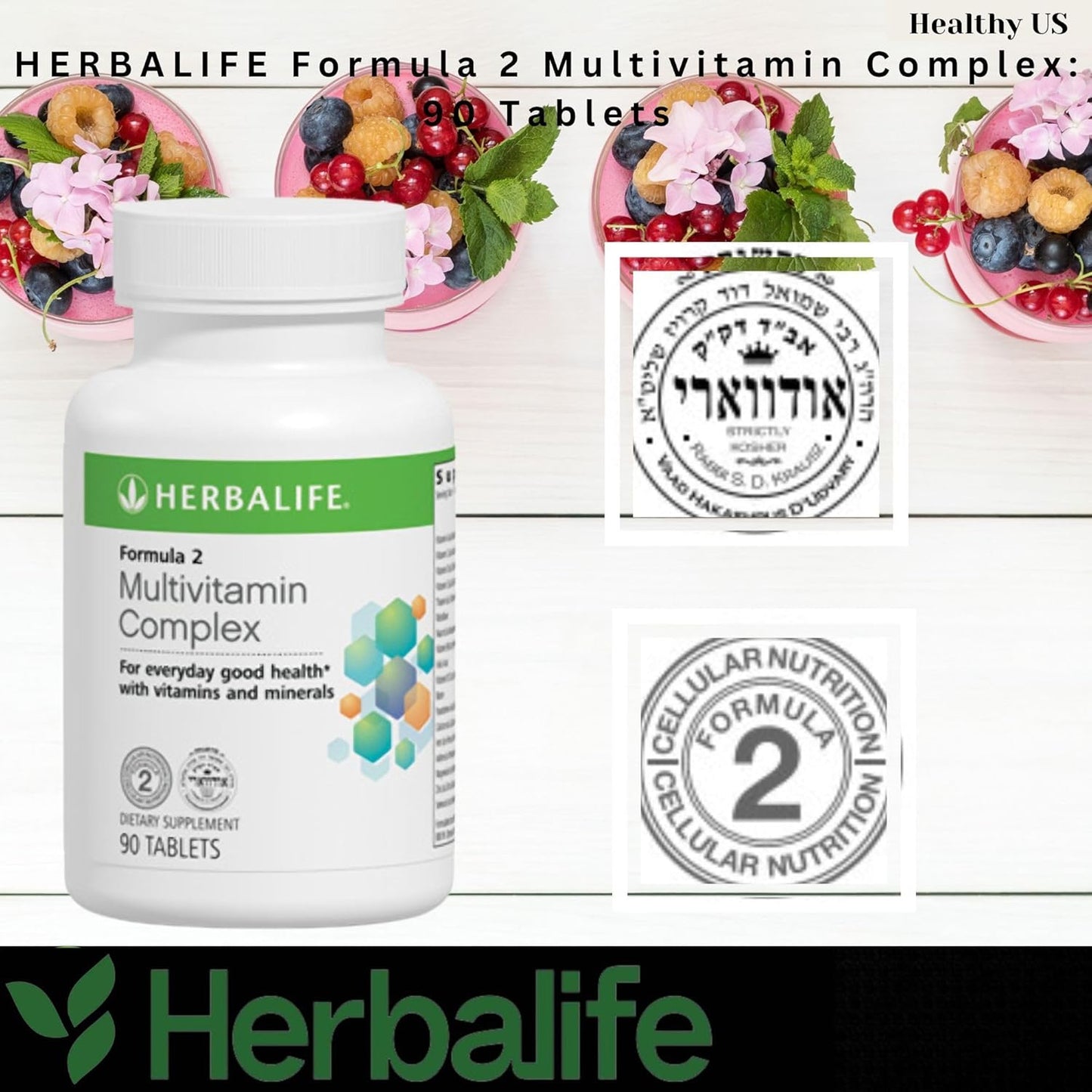 Kosher Herbalife Formula 2 Multivitamin Complex - Nutritional Support