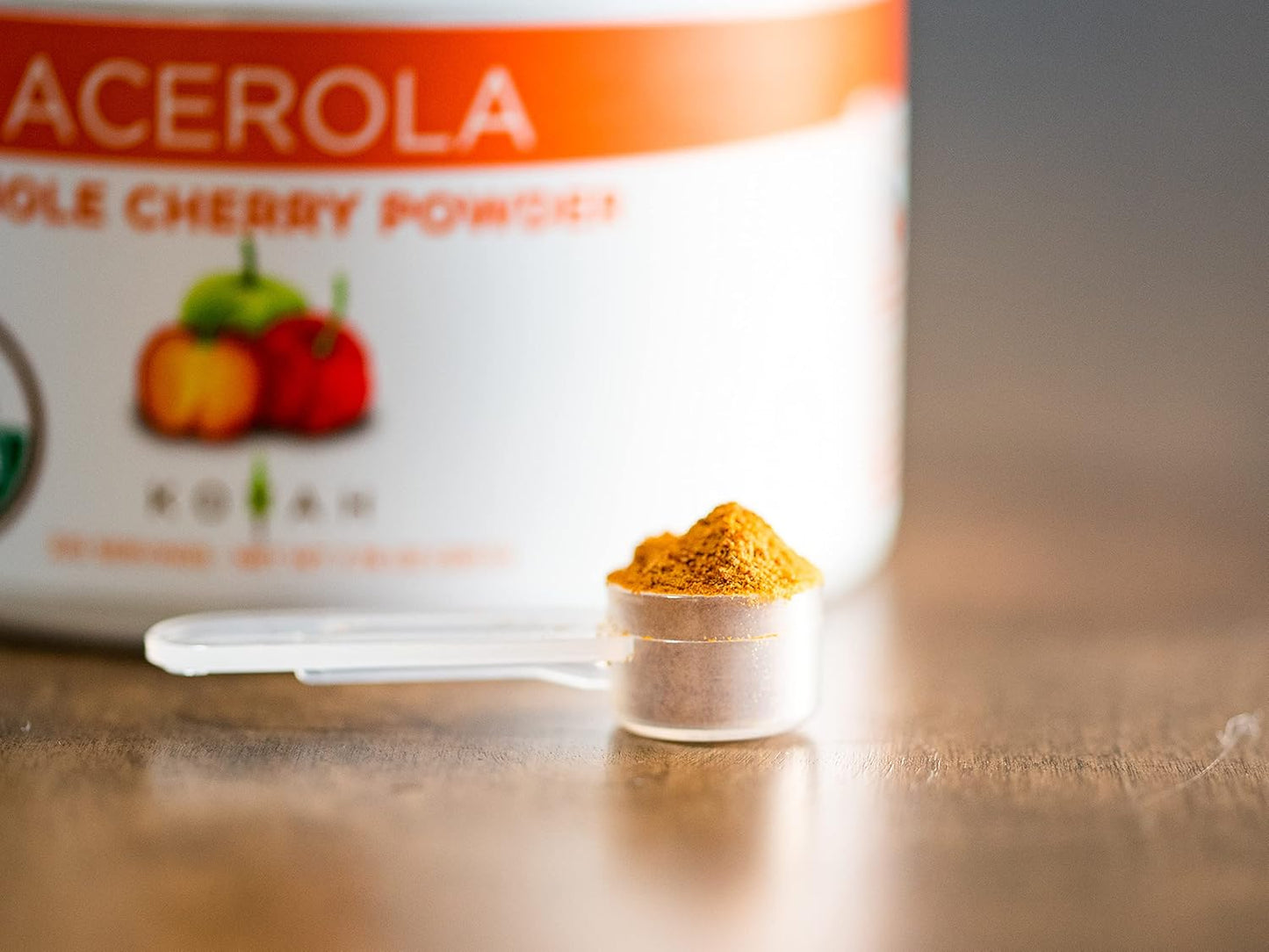 KOYAH Organic Acerola Powder: Freeze-Dried 500mg Vitamin C, Non-GMO Vegan Whole-Food Supplement - BoostGo Australia