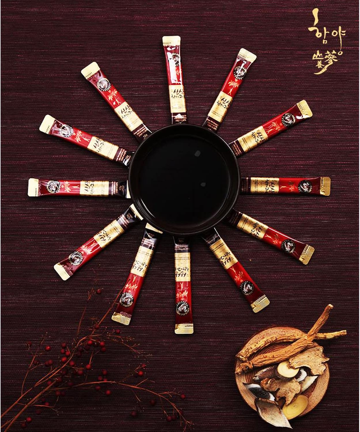 KPurity Korean Wild Ginseng Liquid Sticks Extract - 12ml x 30 Packs - Premium Quality