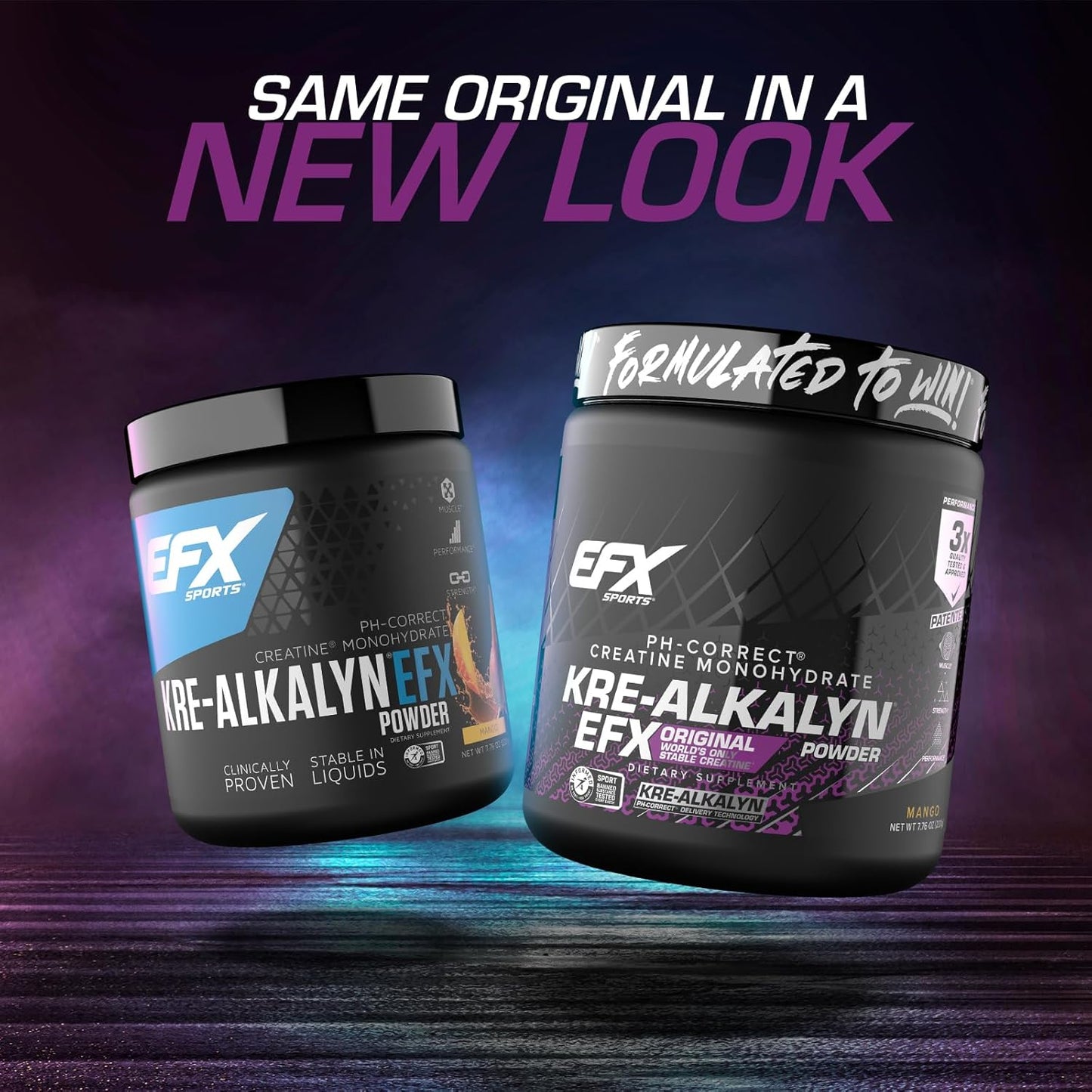 Kre-Alkalyn EFX Powder Supplement for Strength, Muscle Growth & Performance - Mango Flavor - 110 Servings
