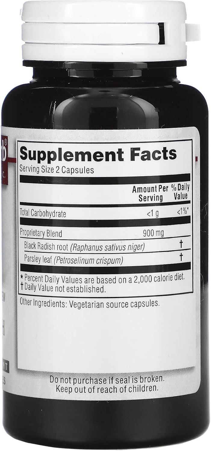 Kroeger Herb Black Radish and Parsley Capsules - Natural Herbal Supplement