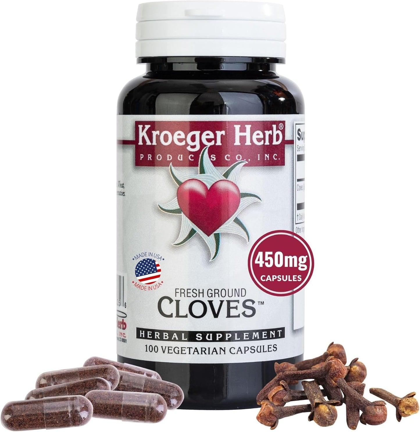 Kroeger Herb Wormwood and Cloves Supplement Bundle for Digestive Health