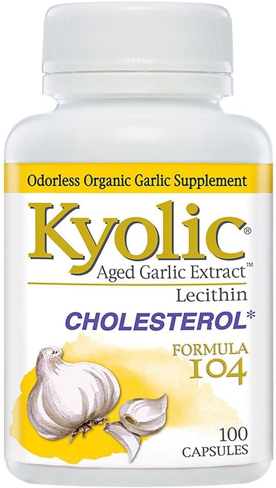 Kyolic Aged Garlic Extract Cholesterol Formula Capsules - 104 Count