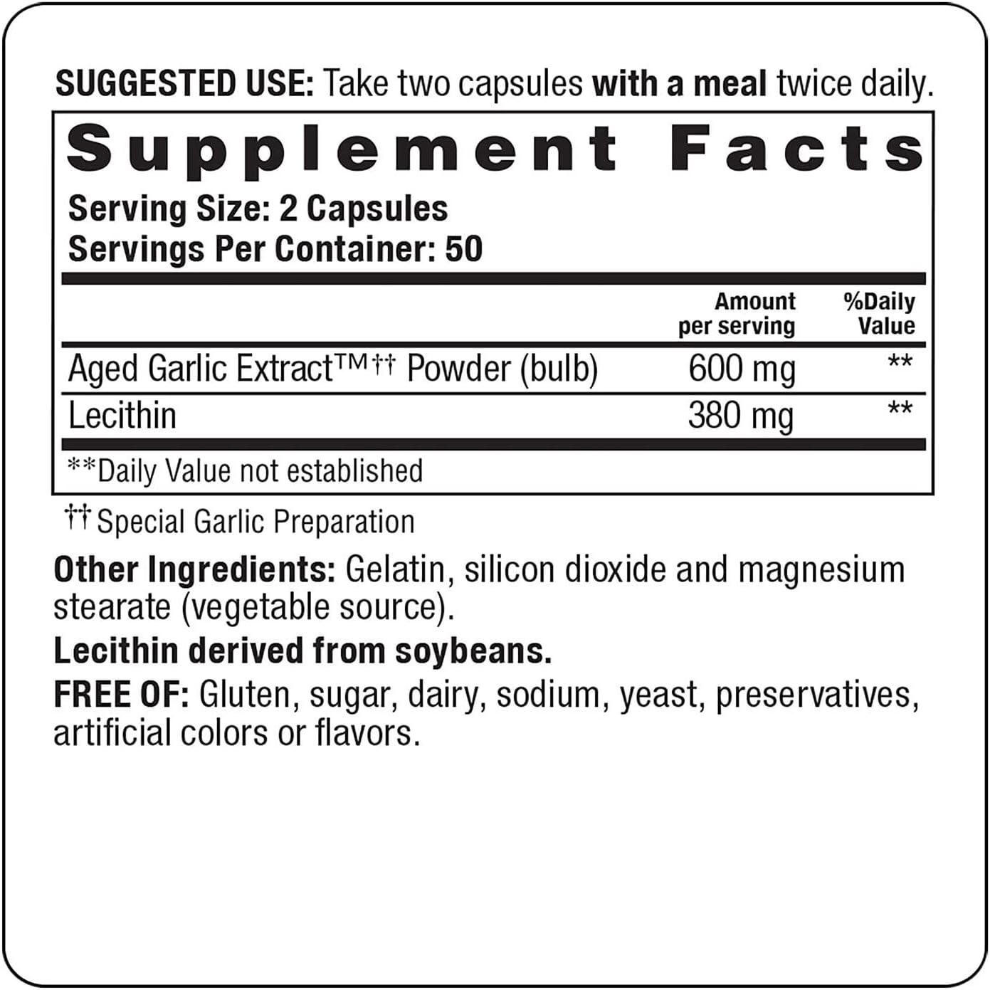 Kyolic Aged Garlic Extract Cholesterol Formula Capsules - 104 Count