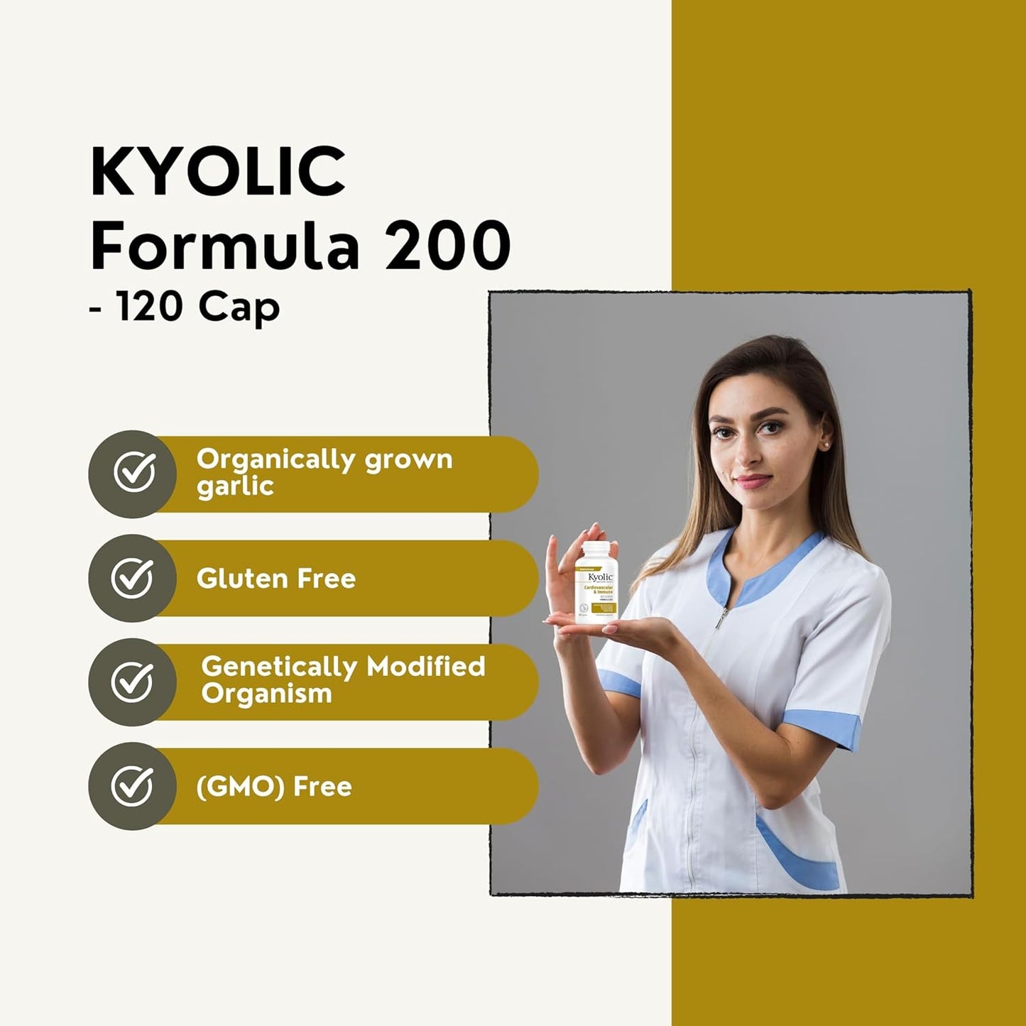 Kyolic Aged Garlic Extract Nutrition Bundle for Cardiovascular & Immune Support - Includes Reserve Formula 200 Capsules, 120 Count Capsules, and Multi-Purpose Key Chain
