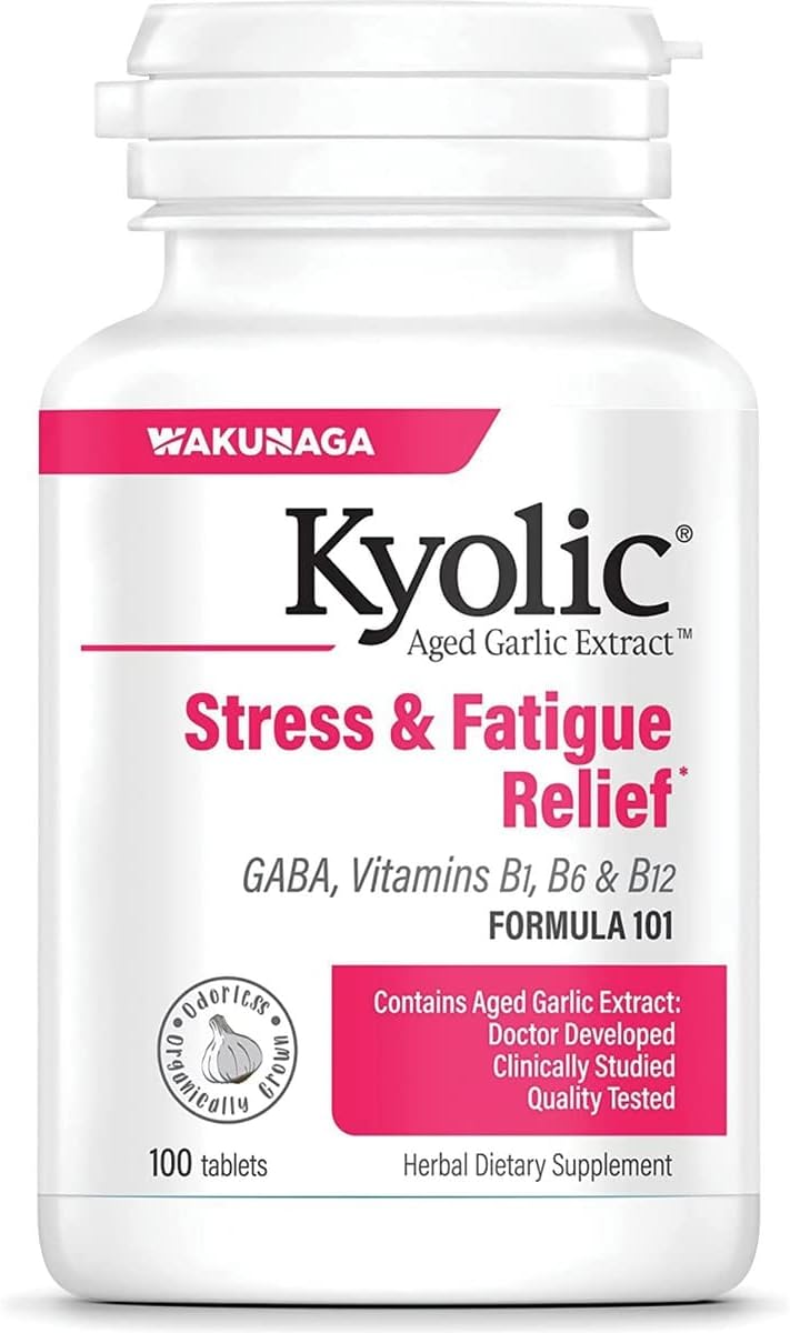 Kyolic Garlic Formula 101 Energy Formula Tablets with Brewers Yeast - 100 Count