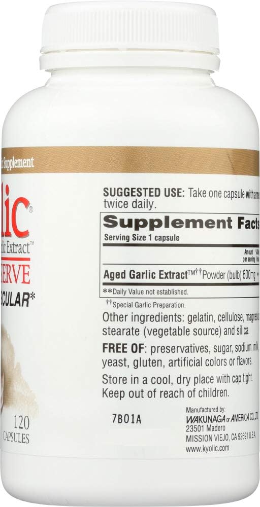 KYOLIC Reserve Aged Garlic Supplement, 0.35 lbs