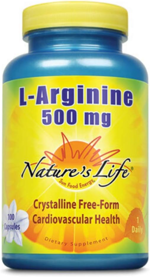 L-Arginine Dietary Supplement Capsules - 100 Count by Nature's Life
